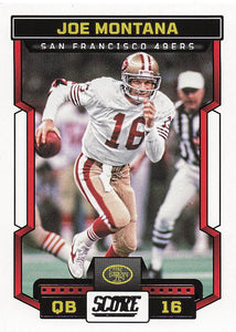 2023 Score Football Joe Montana #178
