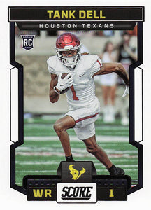 2023 Score Football Tank Dell #353 Rookie