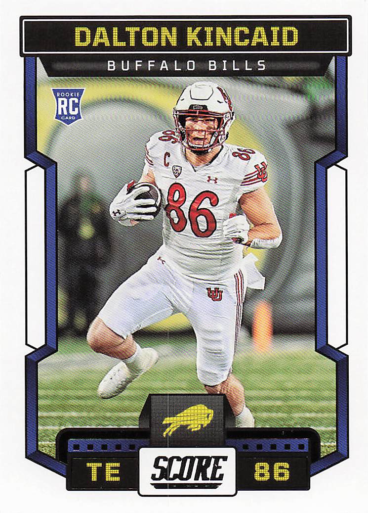 2023 Score Football Dalton Kincaid #338 Rookie