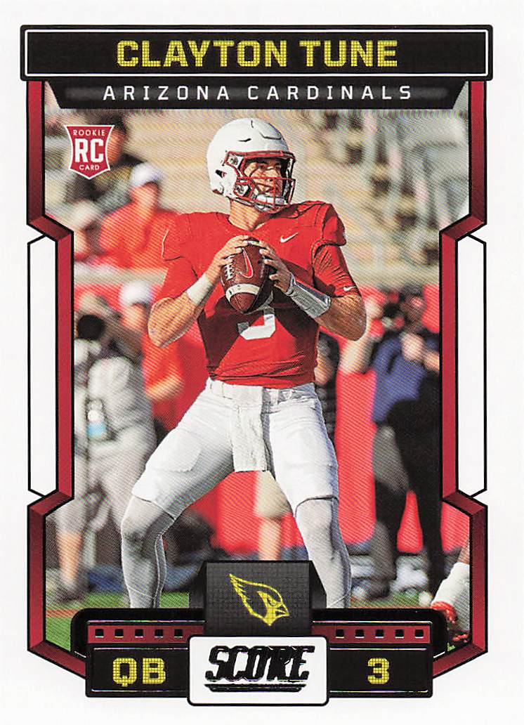 2023 Score Football Clayton Tune #307 Rookie