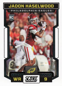 2023 Score Football Jadon Haselwood #366 Rookie