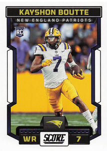 2023 Score Football Kayshon Boutte #350 Rookie