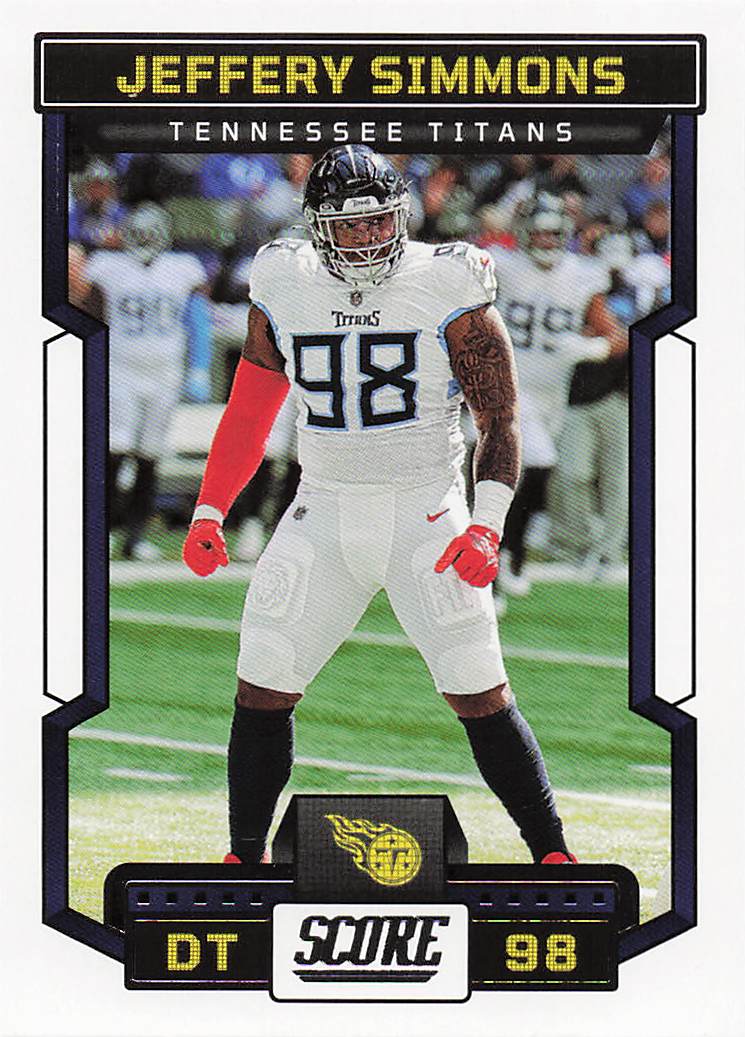 2023 Score Football Jeffery Simmons #33