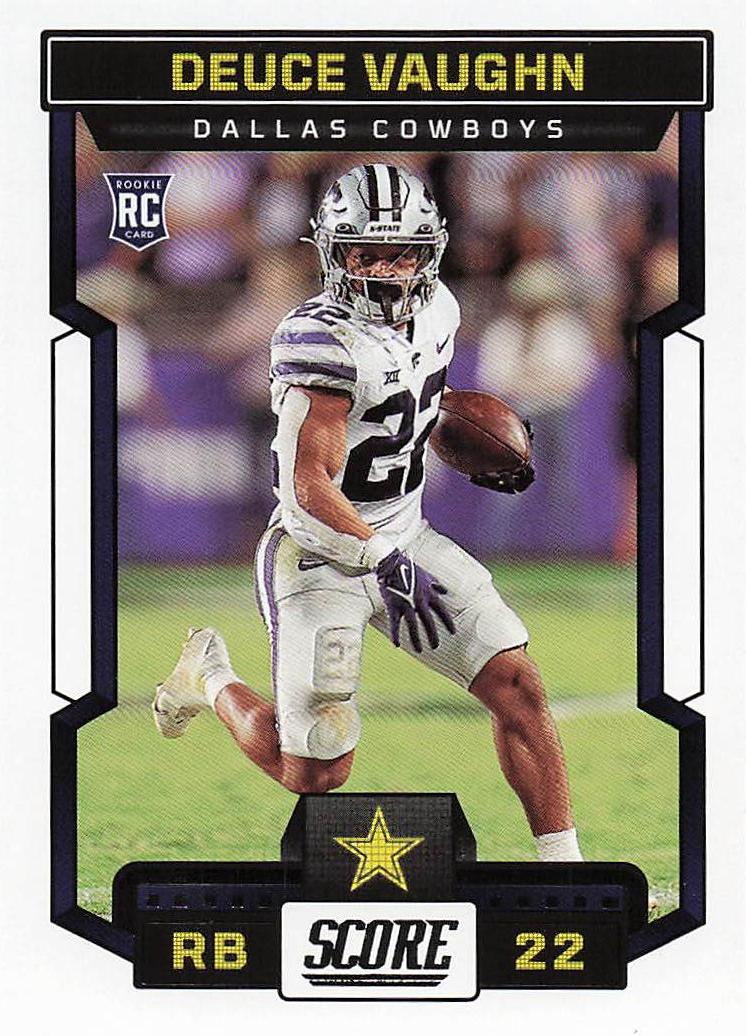 2023 Score Football Deuce Vaughn #327
