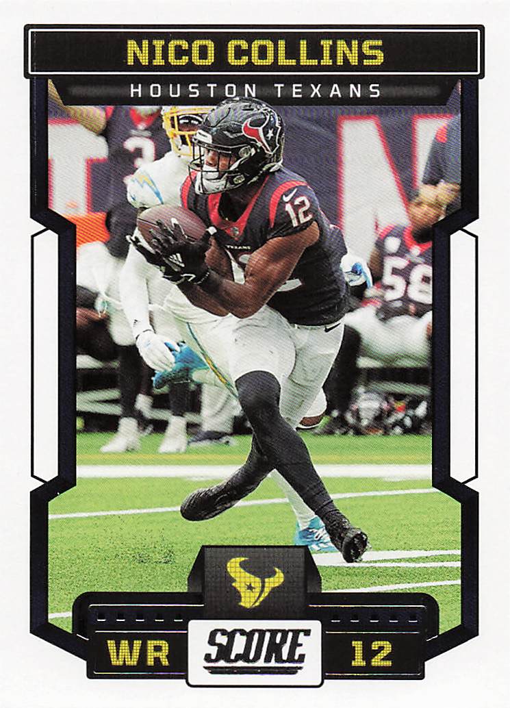 2023 Score Football Nico Collins #7