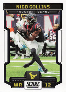 2023 Score Football Nico Collins #7