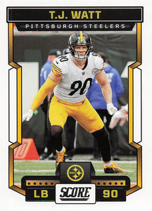 2023 Score Football T.J. Watt #222