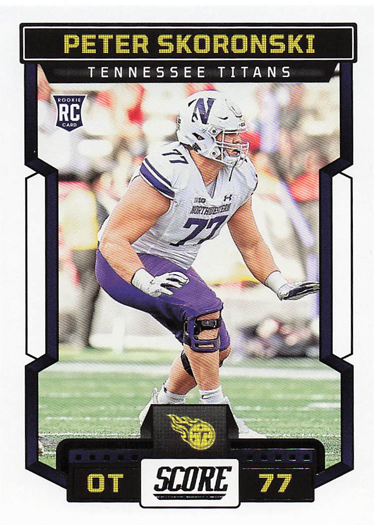 2023 Score Football Peter Skoronski #397 Rookie