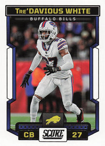 2023 Score Football Tre'Davious White #267