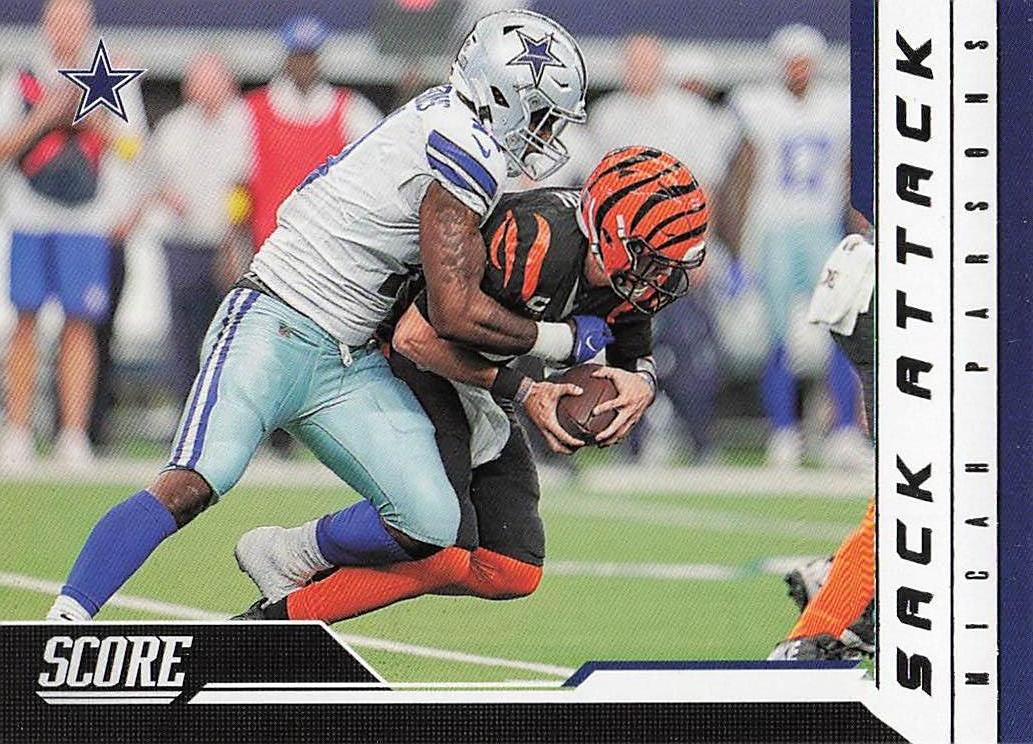 2023 Score Football Sack Attack Micah Parsons #6