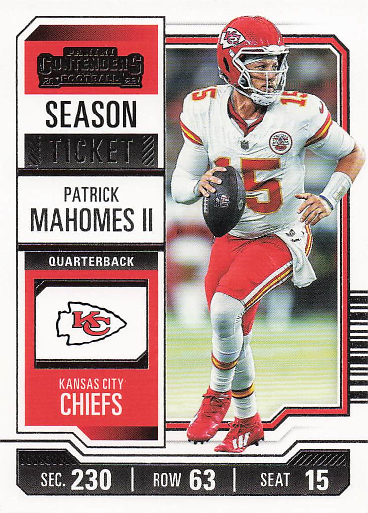 2023 Panini Contenders Football Patrick Mahomes II #51