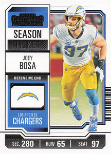 2023 Panini Contenders Football Joey Bosa #58