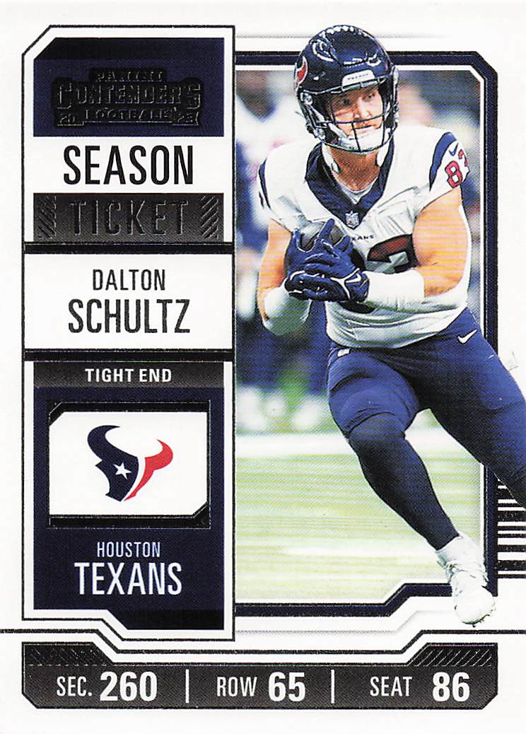 2023 Panini Contenders Football Season Ticket Retail Dalton Schultz #41