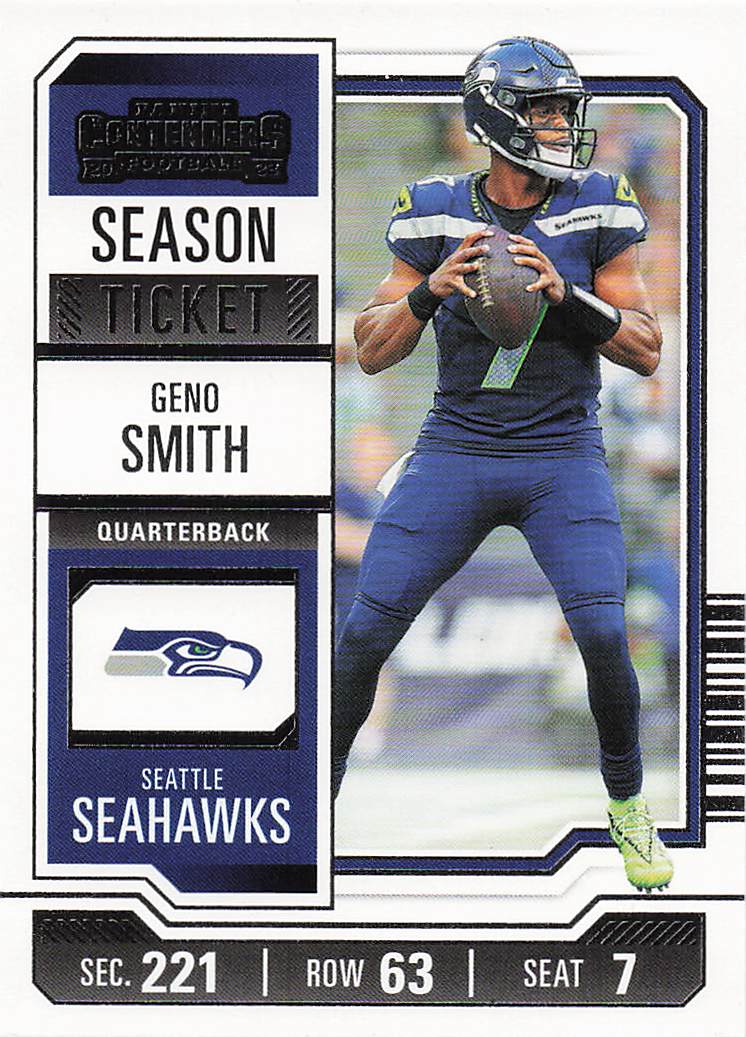 2023 Panini Contenders Football Season Ticket Retail Geno Smith #90