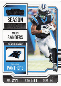 2023 Panini Contenders Football Season Ticket Retail Miles Sanders #16