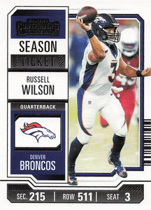 2023 Panini Contenders Football Russell Wilson #32