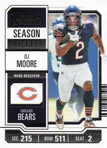 2023 Panini Contenders Football Season Ticket Retail DJ Moore #18