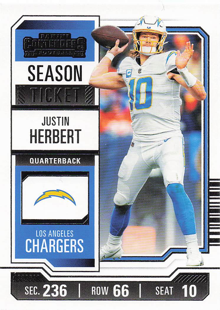 2023 Panini Contenders Football Justin Herbert #59