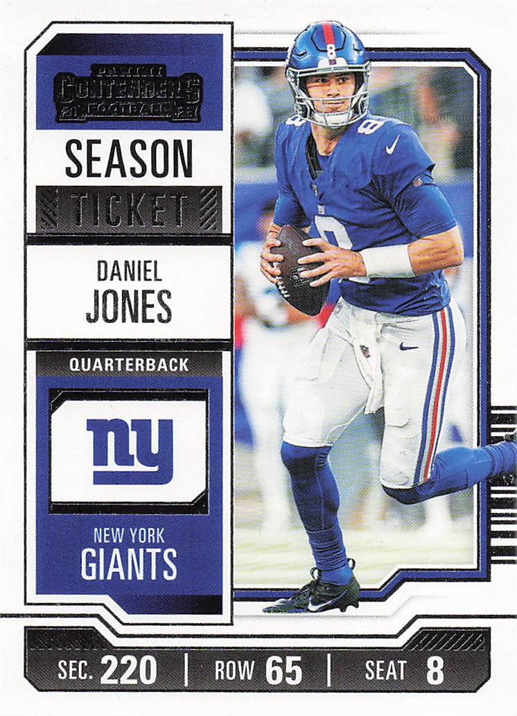 2023 Panini Contenders Football Daniel Jones #75