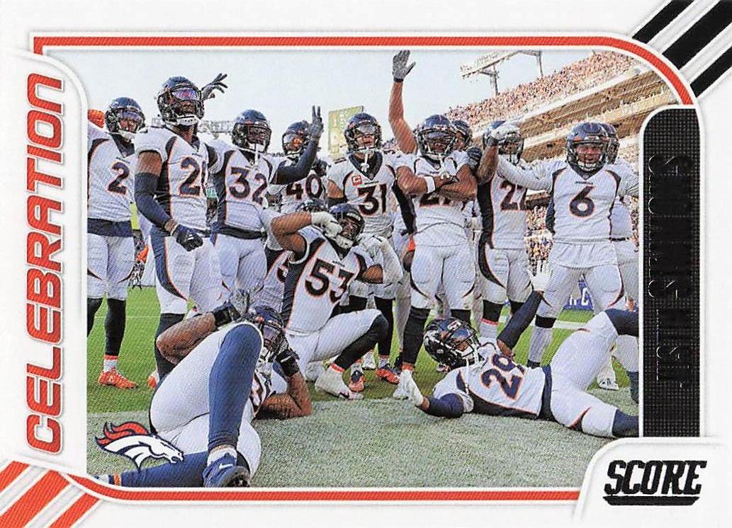 2023 Score Football Celebration Justin Simmons #8