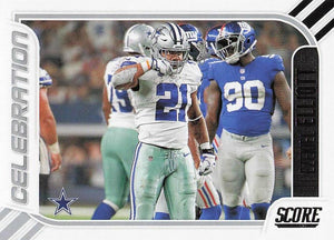 2023 Score Football Celebration Ezekiel Elliott #13