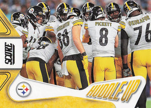 2023 Score Football Huddle Up Pittsburgh Steelers #9