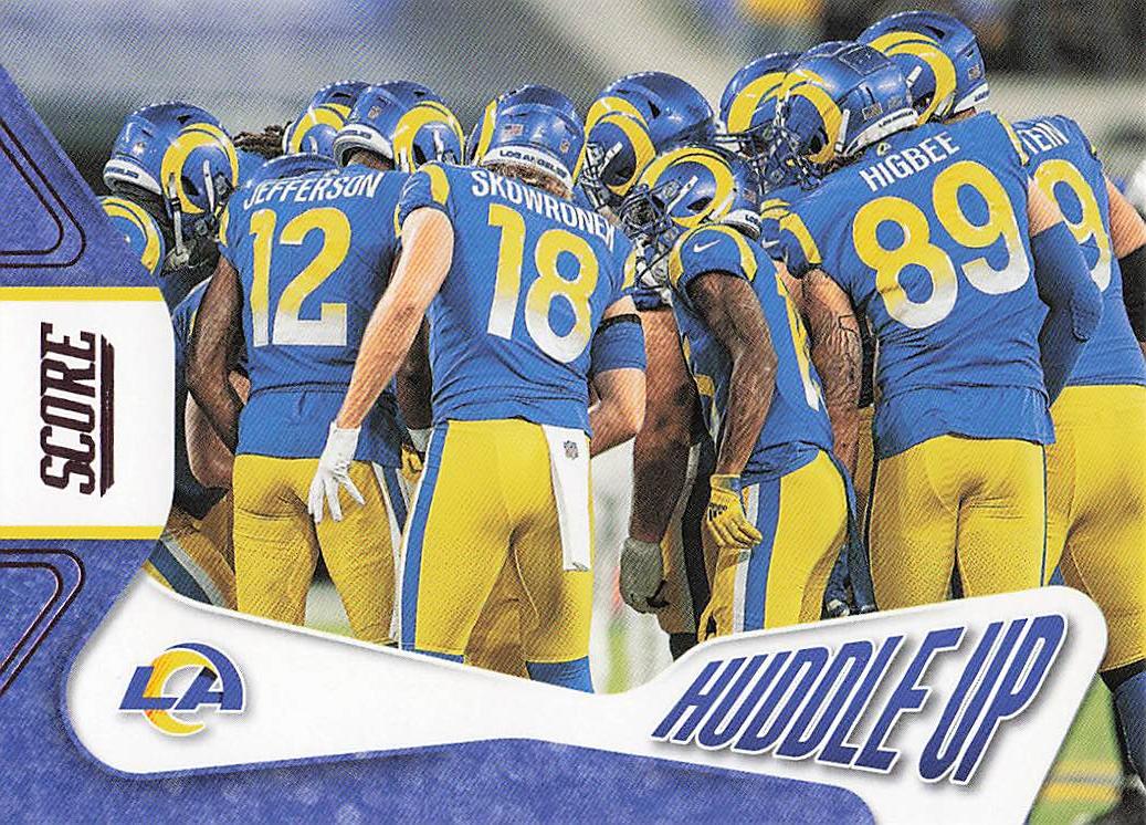 2023 Score Football Huddle Up Los Angeles Rams #15