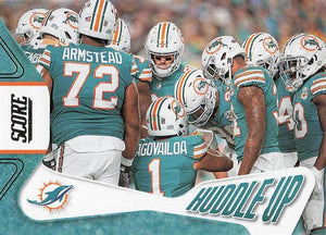 2022 Score Football Huddle Up Miami Dolphins #HU-MIA
