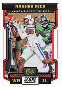 2023 Score Football Rashee Rice #352 Rookie