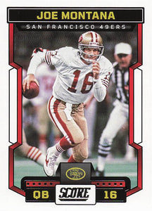 2023 Score Football Joe Montana #178