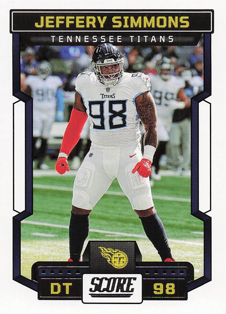 2023 Score Football Jeffery Simmons #33