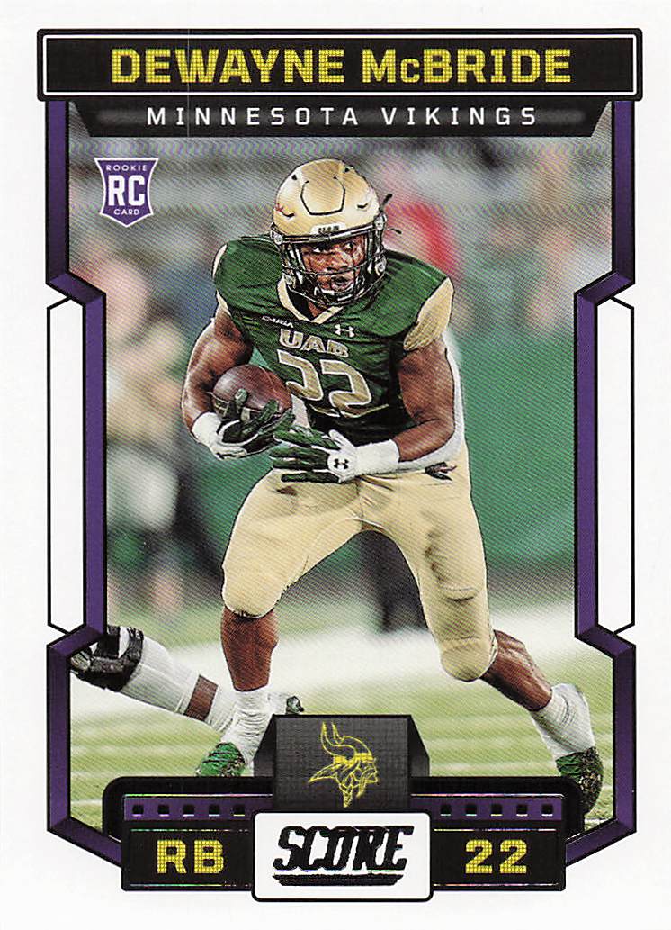 2023 Score Football DeWayne McBride #333 Rookie