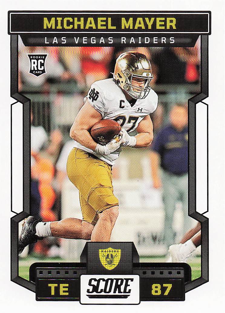 2023 Score Football Michael Mayer #337 Rookie