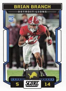 2023 Score Football Brian Branch #380
