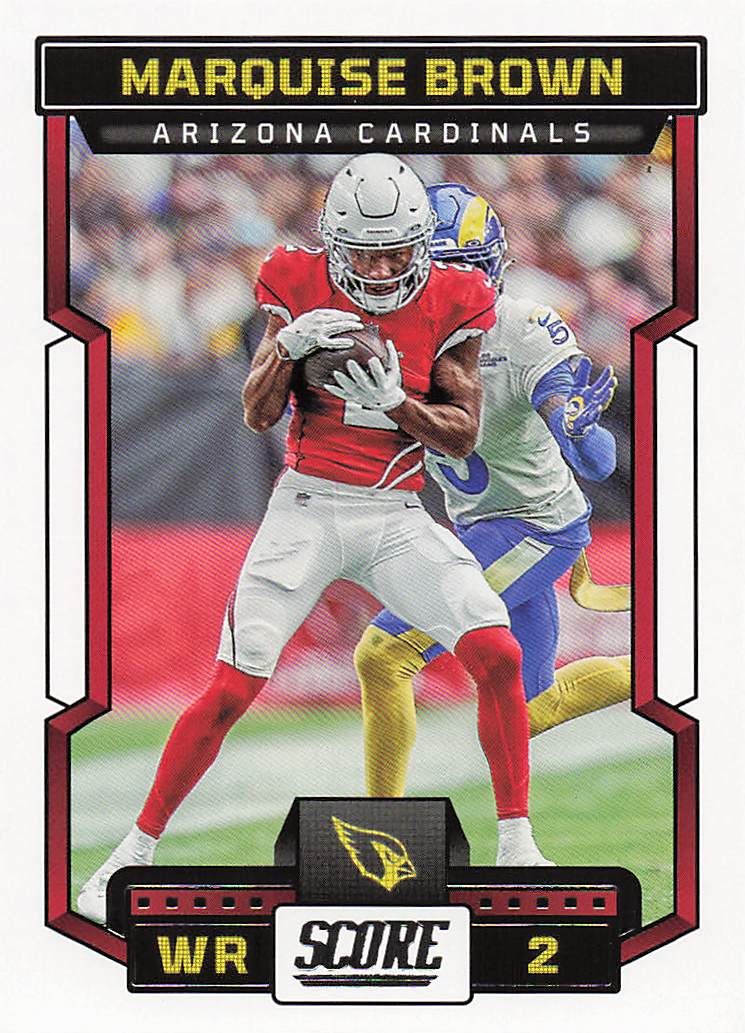 2023 Score Football Marquise Brown #155