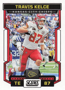 2023 Score Football Travis Kelce #120