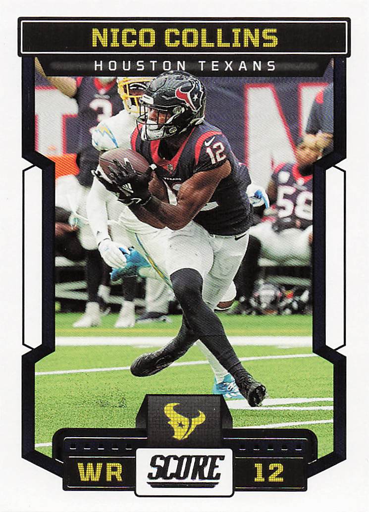 2023 Score Football Nico Collins #7