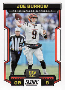 2023 Score Football Joe Burrow #196