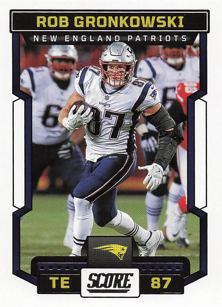 2023 Score Football Rob Gronkowski #286
