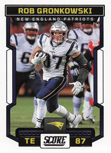 2023 Score Football Rob Gronkowski #286