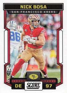 2023 Score Football Nick Bosa #176