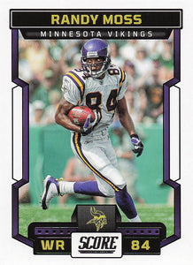 2023 Score Football Randy Moss #118