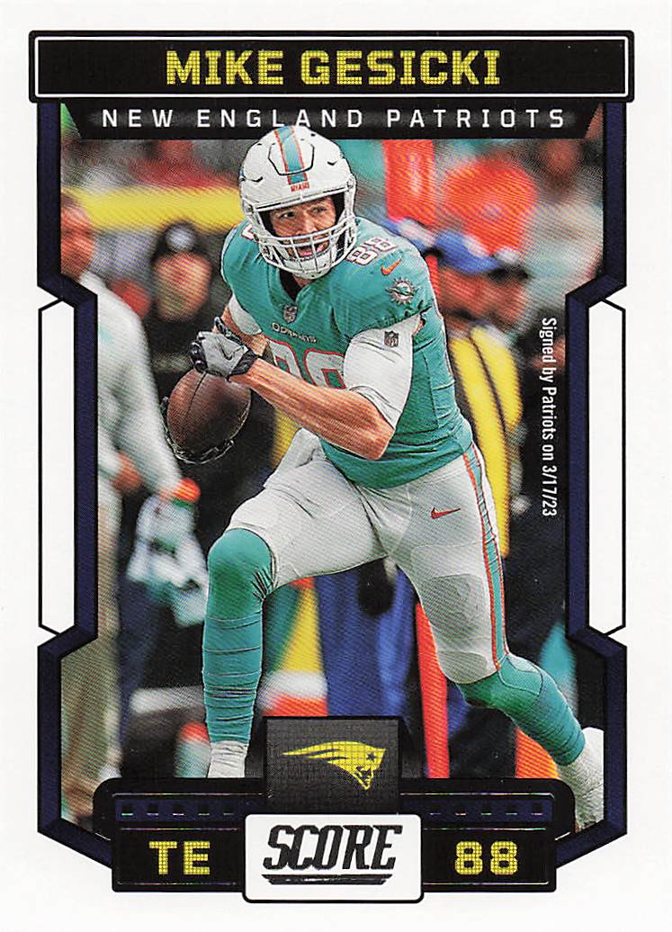 2023 Score Football Mike Gesicki #276