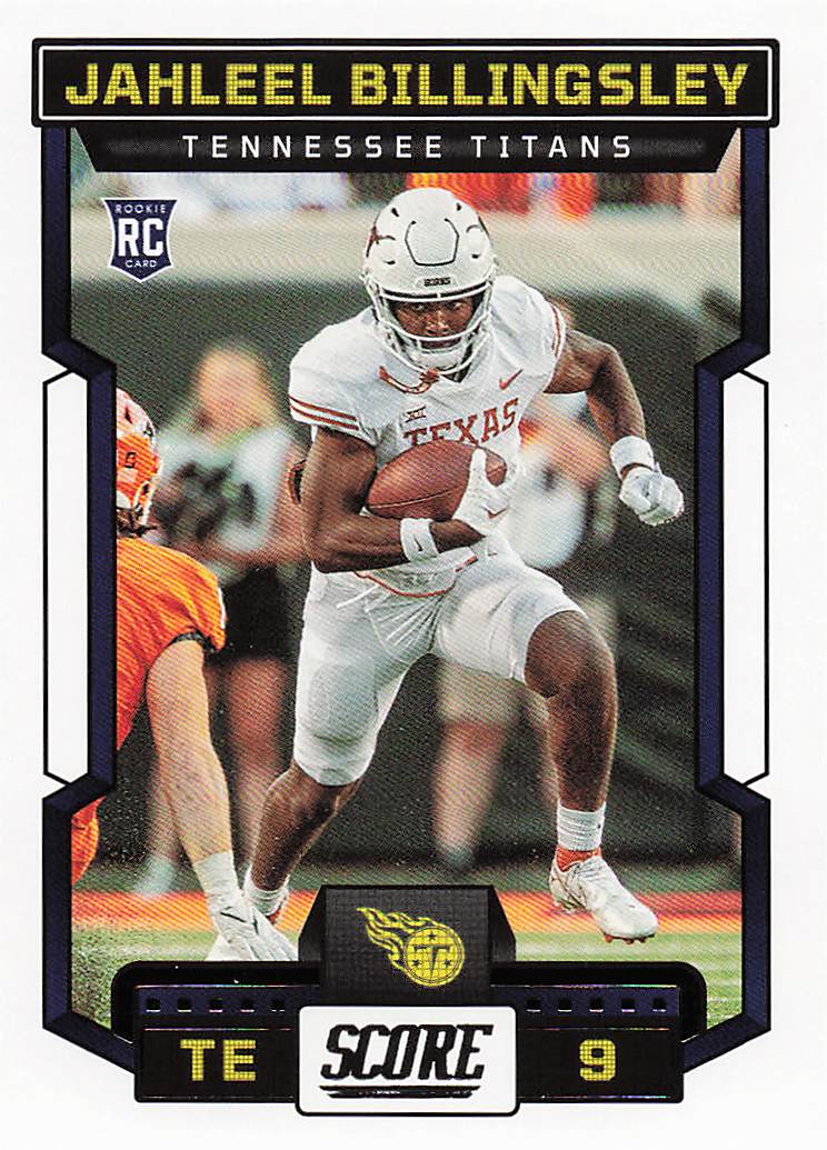 2023 Score Football Jahleel Billingsley #397b Rookie