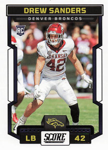 2023 Score Football Drew Sanders #377