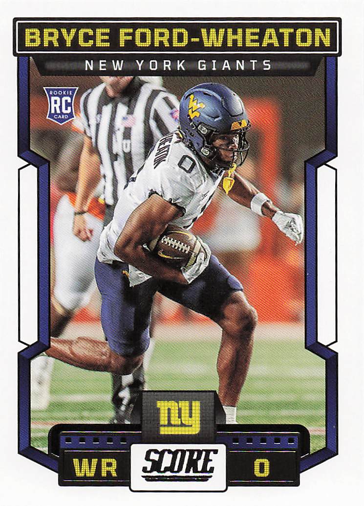 2023 Score Football Bryce Ford-Wheaton #365 Rookie