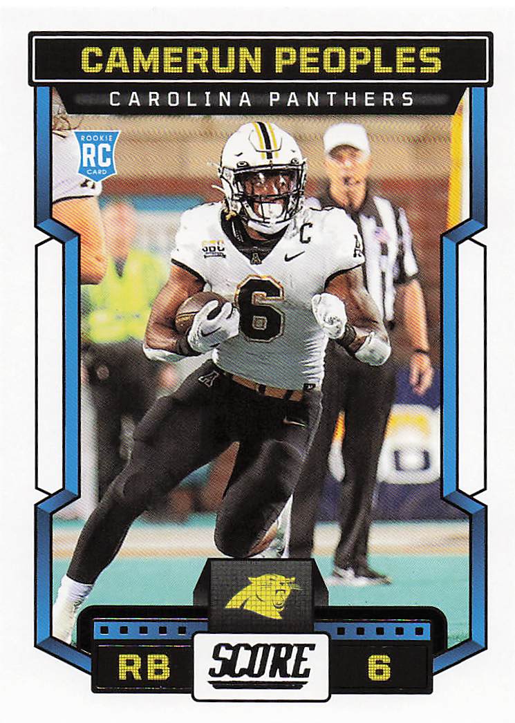 2023 Score Football Camerun Peoples #301b Rookie