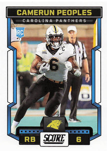 2023 Score Football Camerun Peoples #301b Rookie