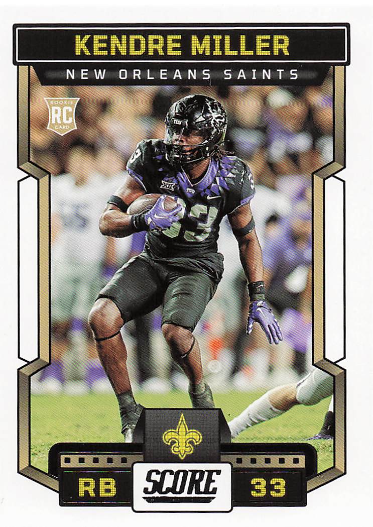 2023 Score Football Kendre Miller #321 Rookie