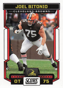 2023 Score Football Joel Bitonio #214